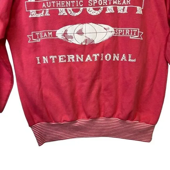 90s Spell out vintage sweater size M bubblegum pink - Picture 9 of 16